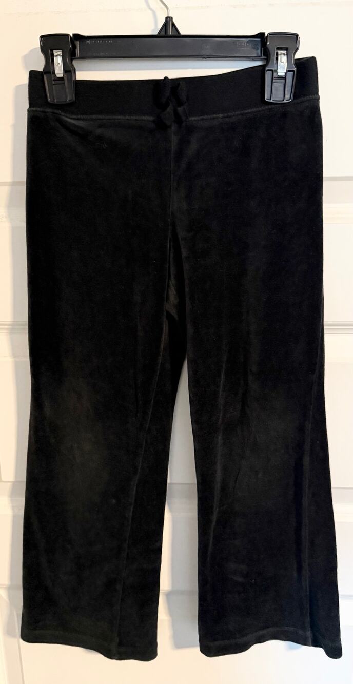 Circo velvet black sweat pants kids small 6/6x